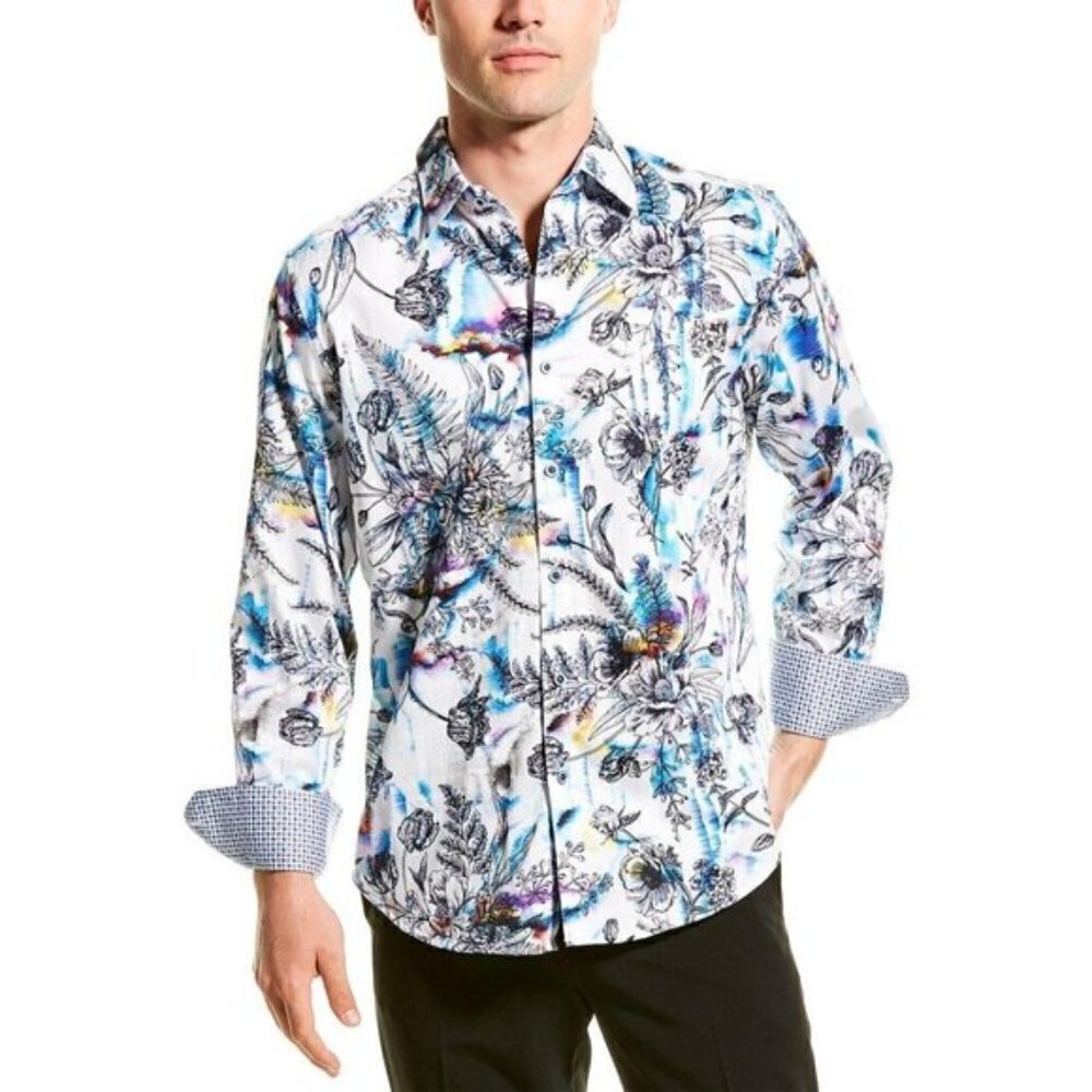 Robert Graham Paden Village NWT Shirt.  Size S